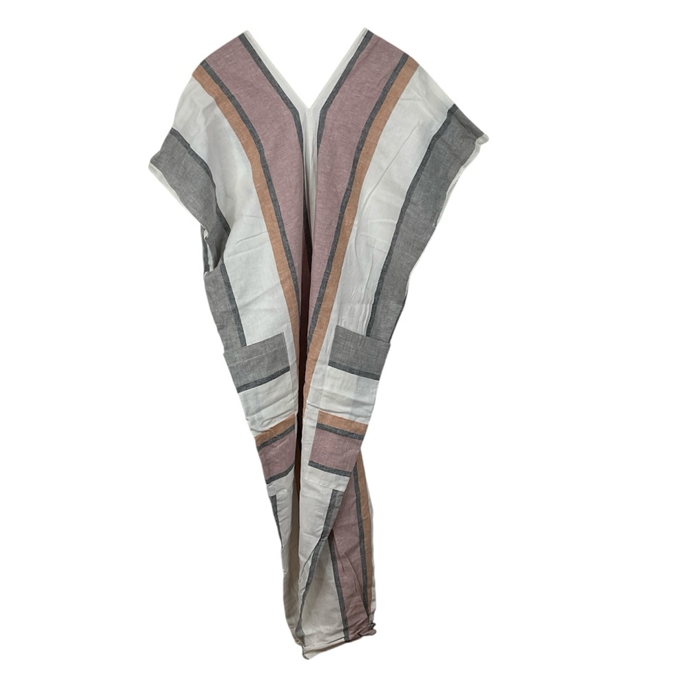 Baw Shop Striped‎ Linen Blend Jumpsuit Size Xlarge